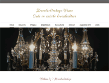 Tablet Screenshot of kroonluchterhuys-wenro.com